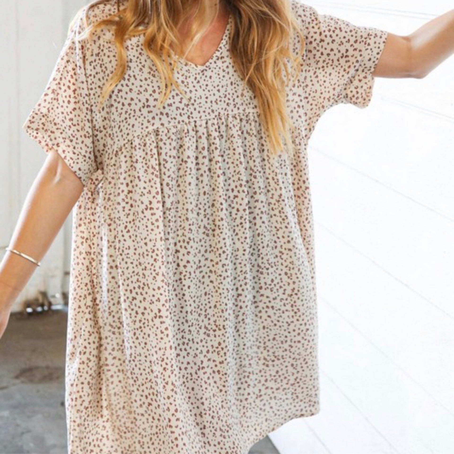 Oats and Cream Babydoll Dress | Hannah Rae's Southern Boutique